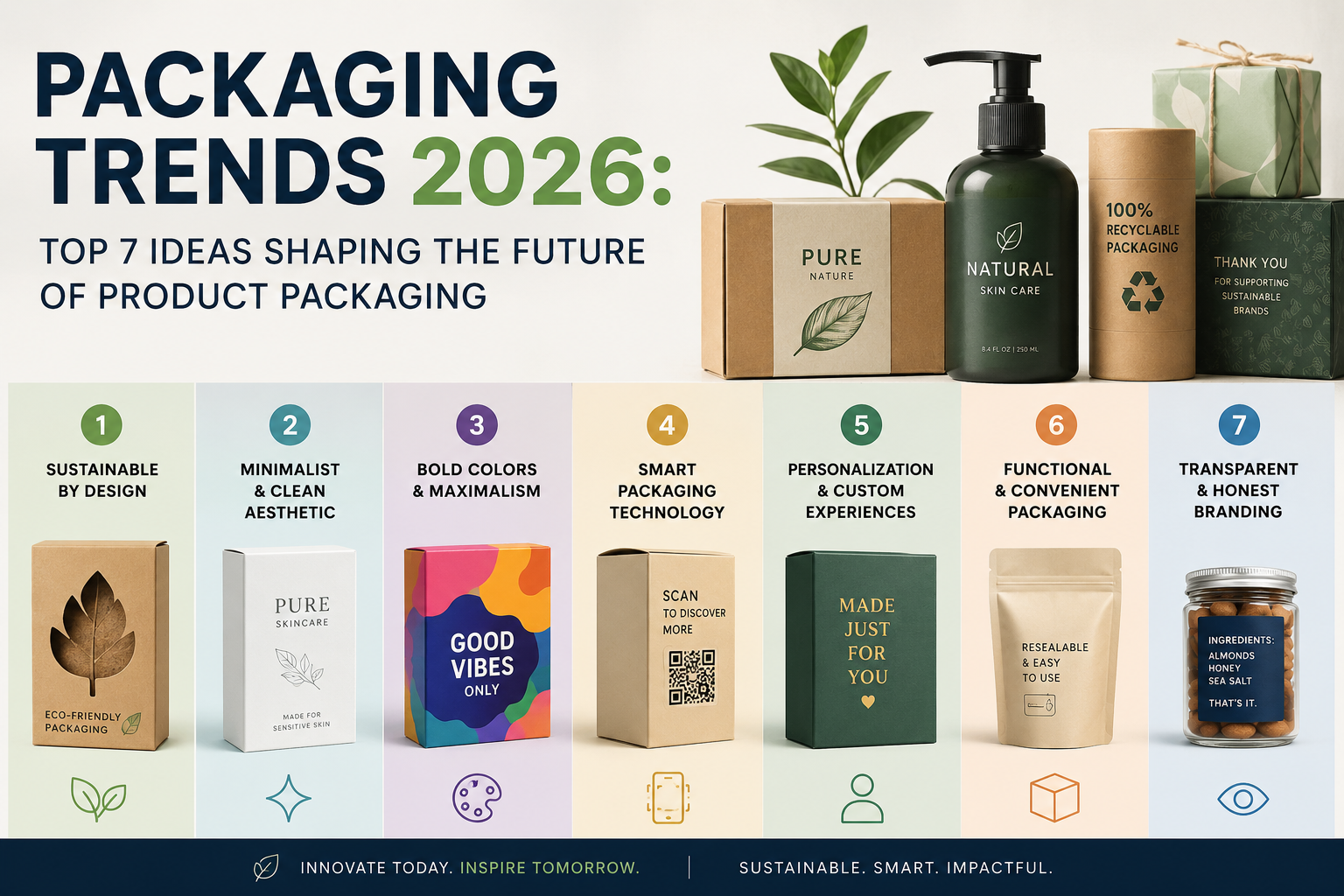 Packaging Trends 2026: Top 7 Ideas Shaping the Future of Product Packaging